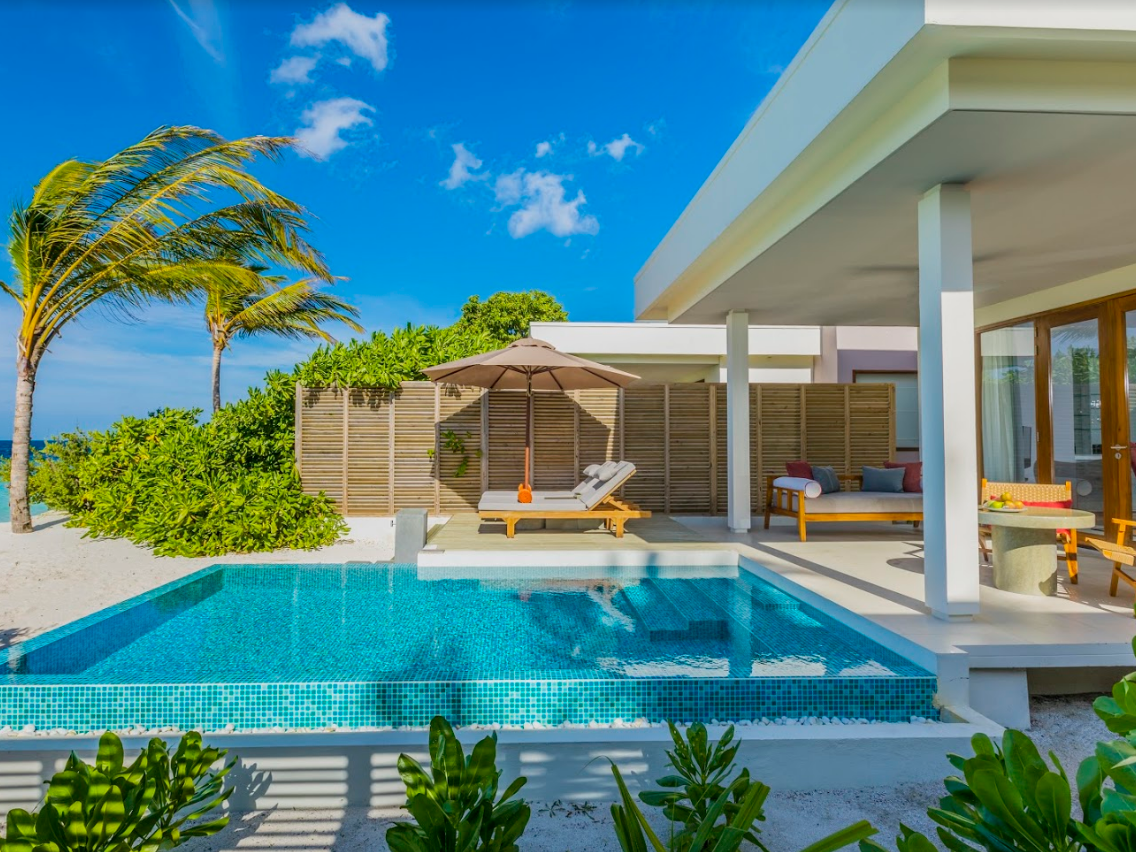 Beach Villa With Pool