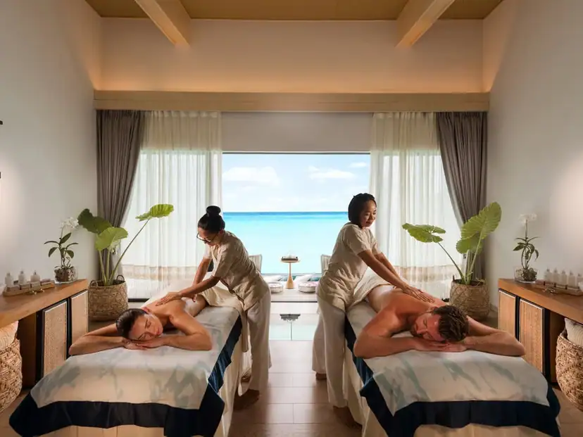 صورة: Hilton Maldives Amingiri Resort & Spa: Amingiri Spa Couple Treatment