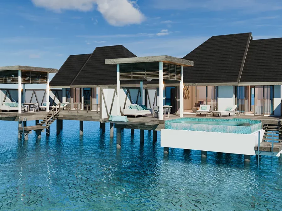 2-Bedroom Water Pool Villa with Slide