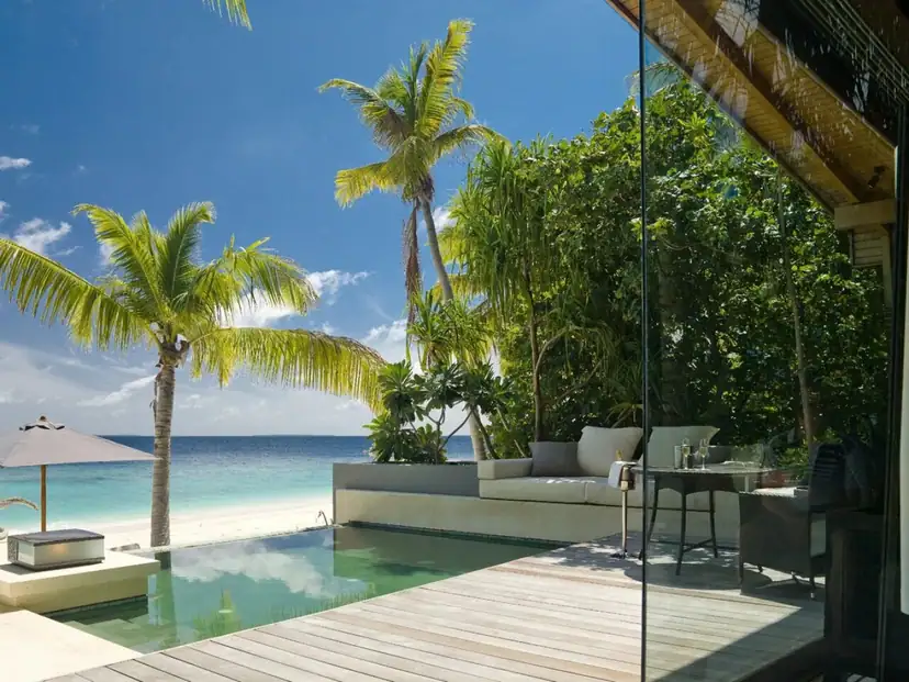صورة: Park Hyatt Maldives Hadahaa: Beach  Pool Villa