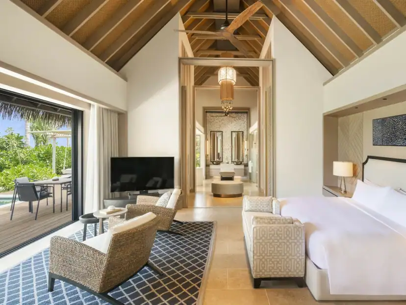 صورة: Waldorf Astoria Maldives Ithaafushi: Beach Villa with Pool