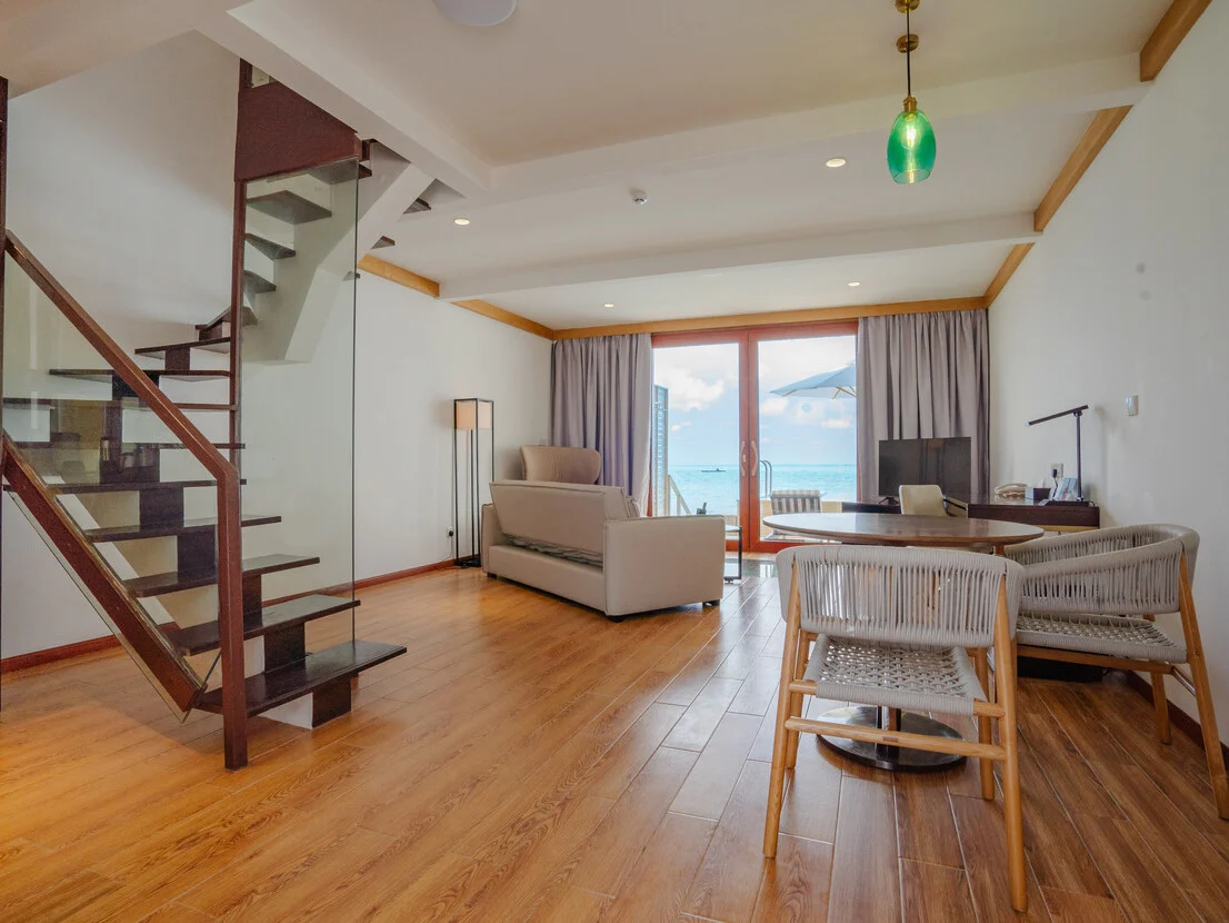 Sunset Duplex Overwater Villa with Private Pool